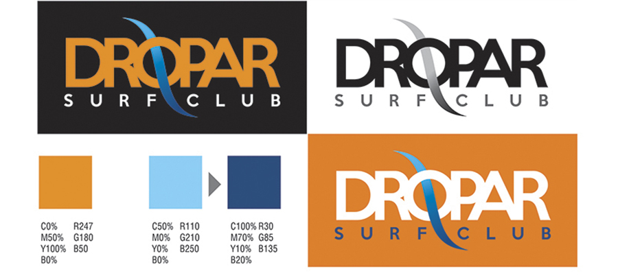 DROPAR SURF CLUBE - BragDesign